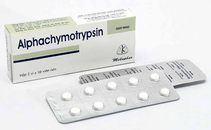 Thuốc chống phù nề Alphachymotrypsin