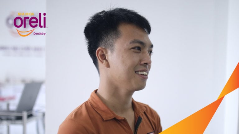 Ca niềng chỉnh cắn hở không nhổ răng kết quả thực tế tại nha khoa Oreli