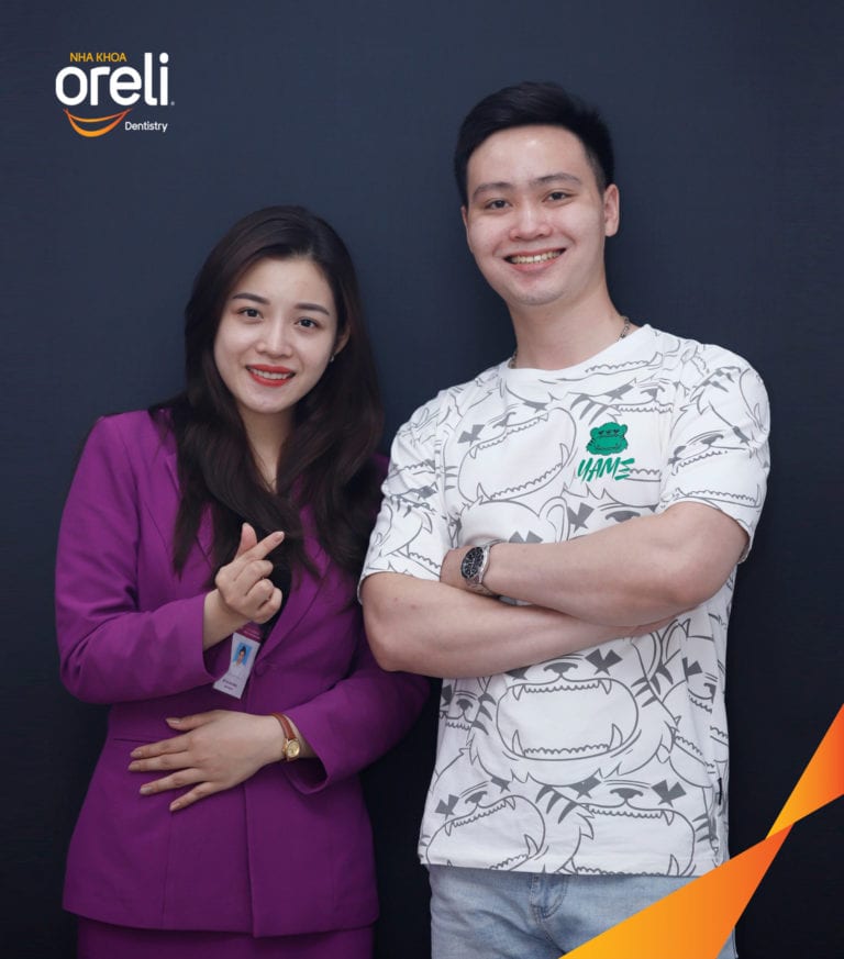 Ca chỉnh móm hạng 3 nặng – Thay đổi rõ rệt sau niềng răng tại Oreli