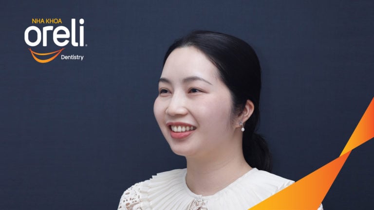 Ca niềng răng sai khớp cắn hạng 2 chi 2 kết quả sau hơn 2 năm tại Oreli