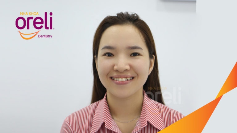 Ca niềng răng hô chen chúc có nhổ 4r4 kết quả sau 3 năm tại Oreli