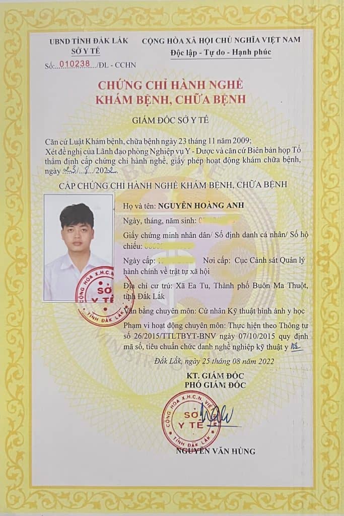 Bằng cấp chuyên môn