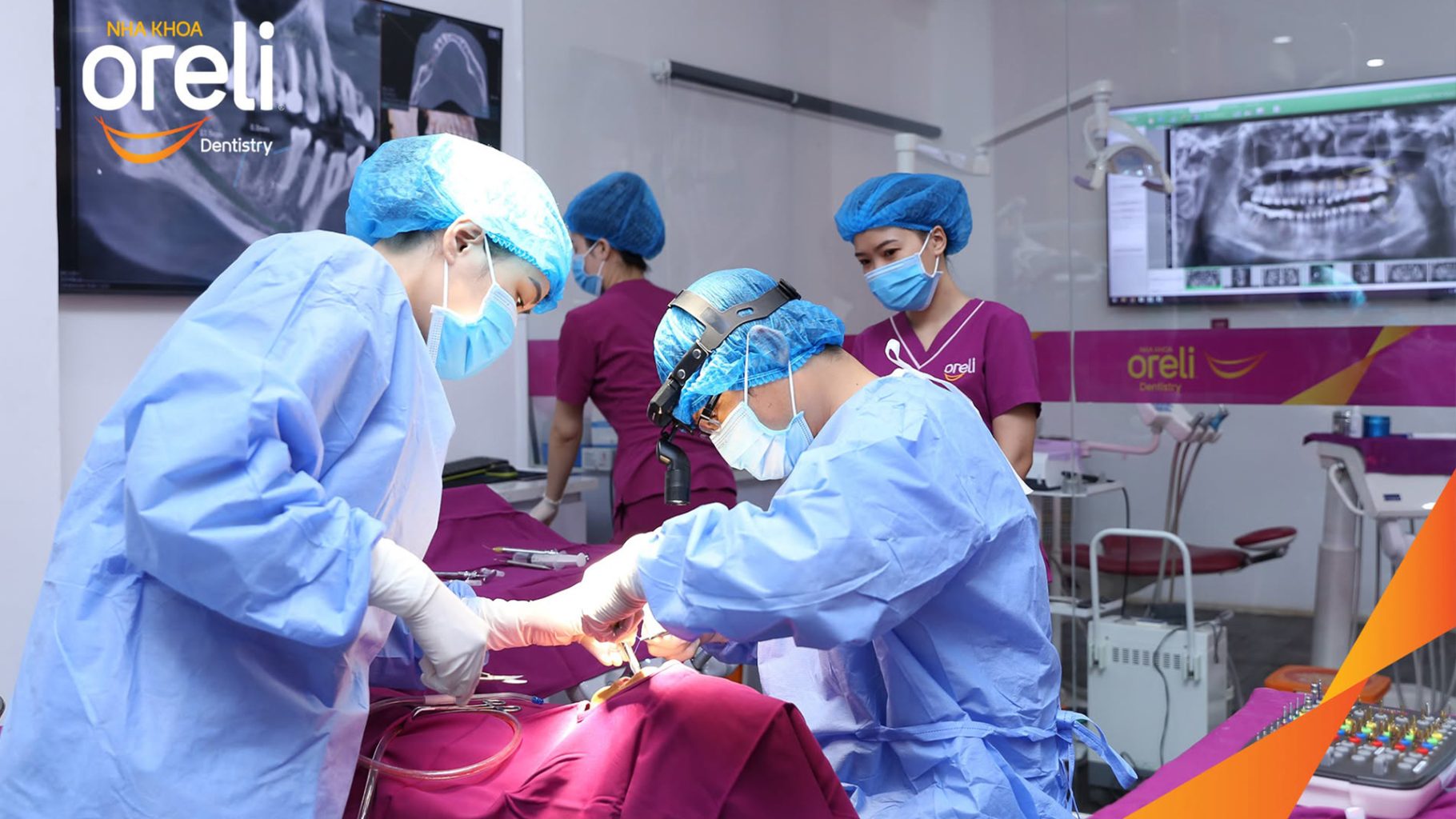 Mất răng hàm dưới trước khi điều trị tại Oreli