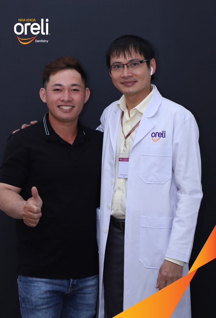 Kết quả đạt được sau 3 tháng - Phục hồi răng mất - ăn nhai chắc chắn và cười nói tự tin tại Oreli