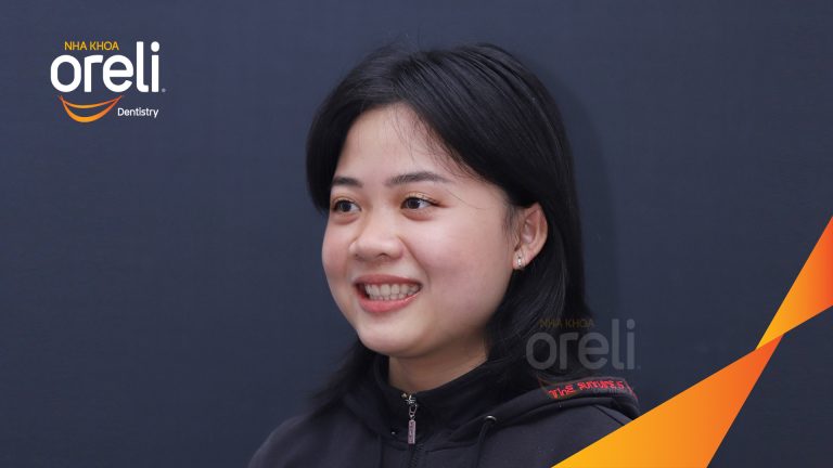 Ca niềng răng hô chen chúc nhổ 4r4 cho nụ cười đẹp ở Oreli