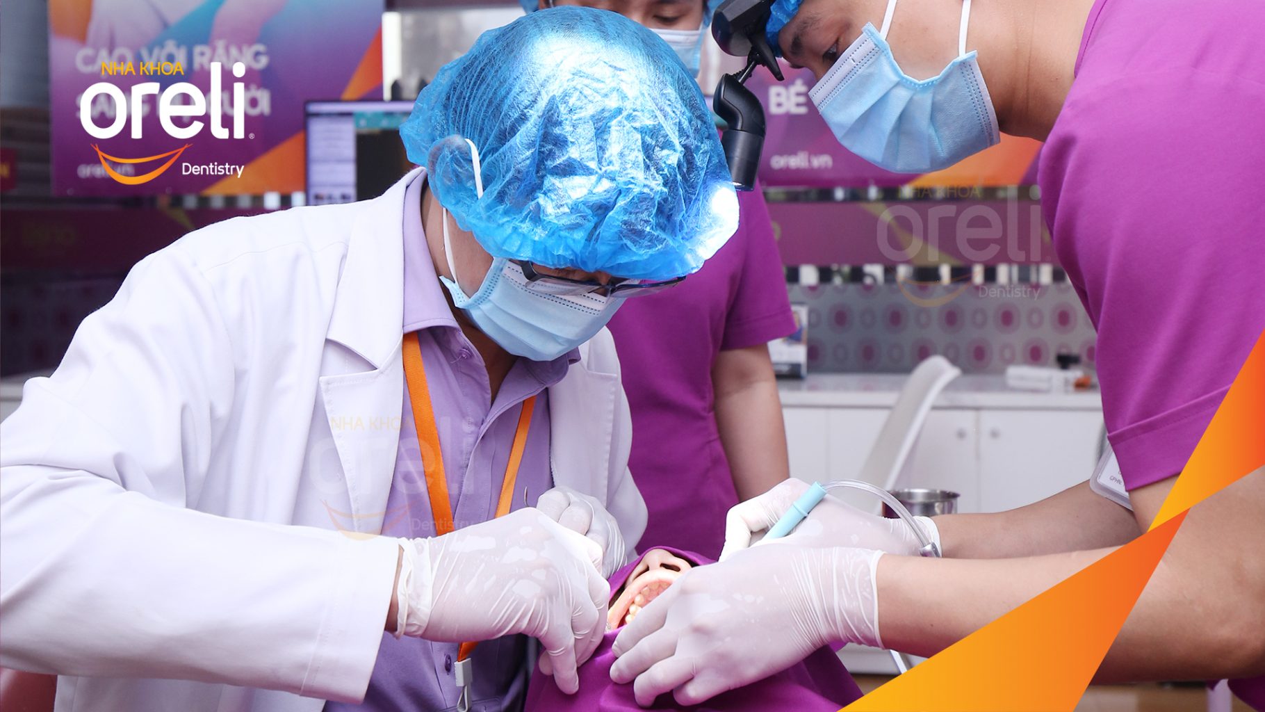 Răng khôn hàm dưới mọc lệch trước khi điều trị tại Oreli