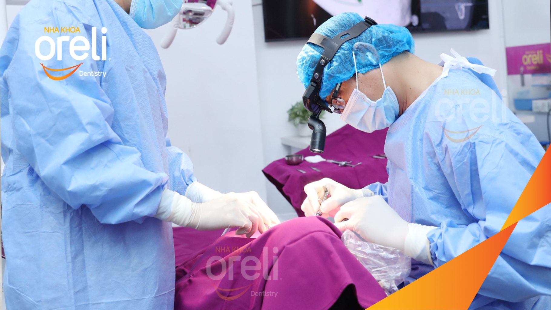 Mất răng hàm dưới trước khi điều trị tại Oreli