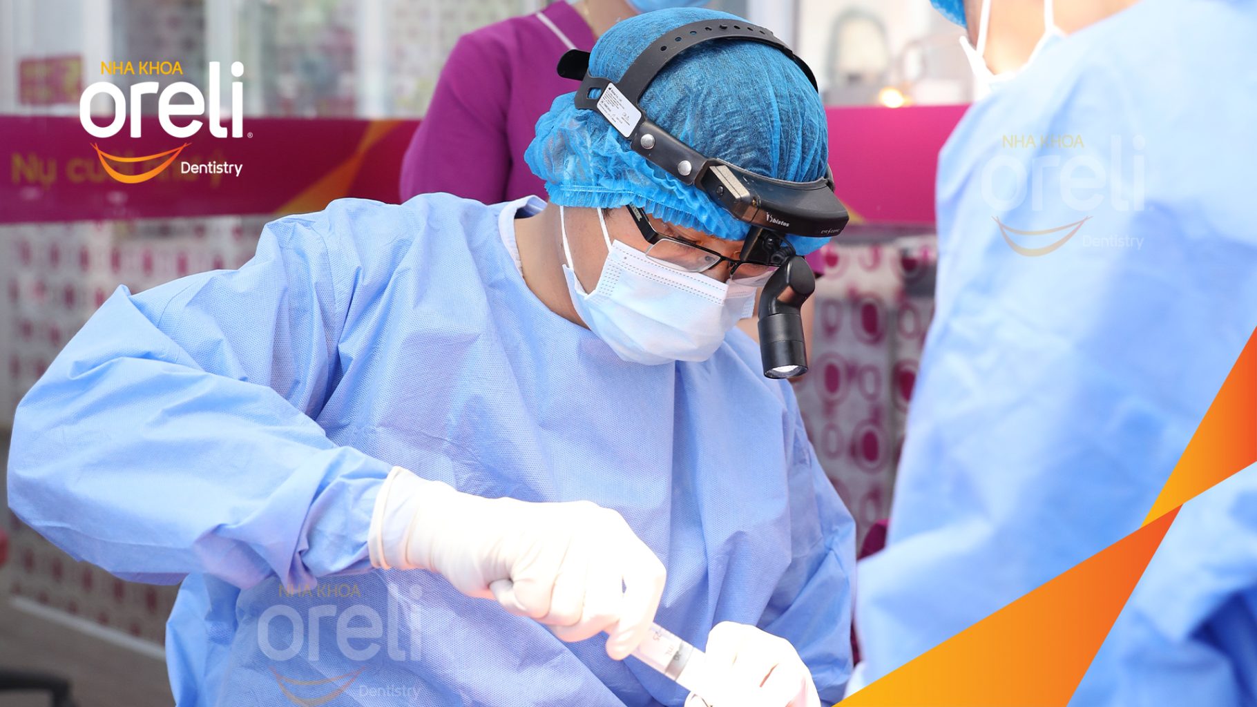 Thực hiện Cấy ghép trụ Implant chính hãng vào vùng mất răng kéo dài 3 tháng tại Oreli