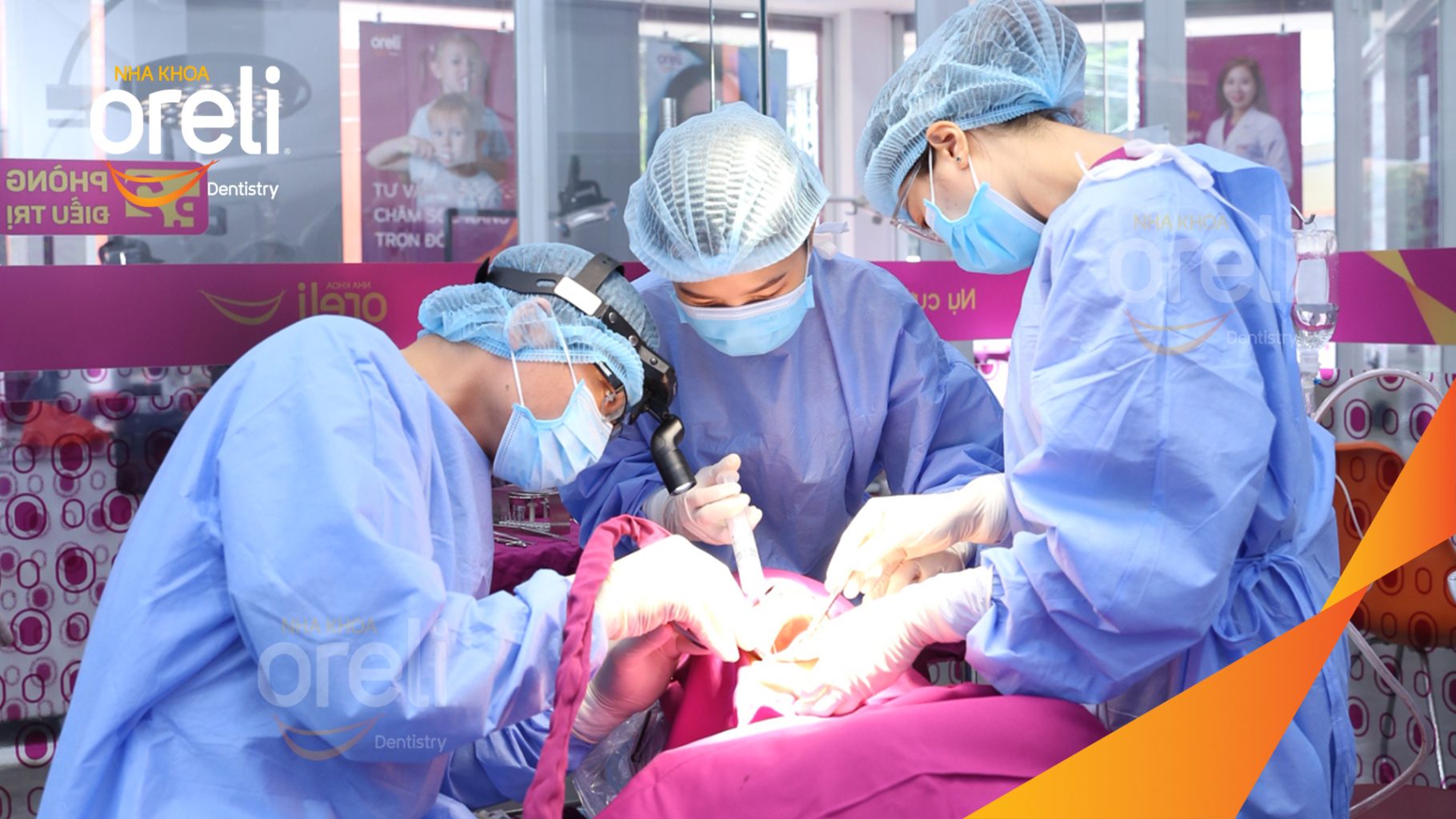 Kết quả đạt được sau 3 tháng - Hoàn thành đặt trụ Implant đúng vị trí mất răng tại Oreli