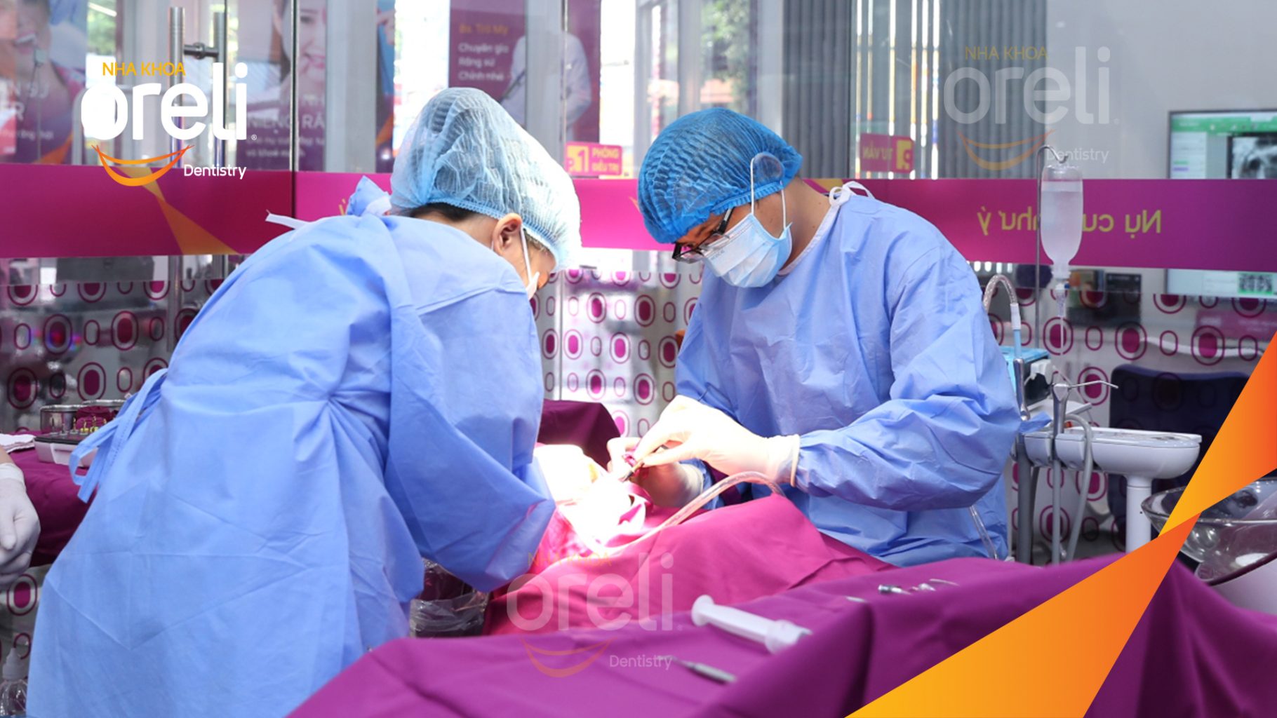 Mất răng hàm dưới trước khi điều trị tại Oreli