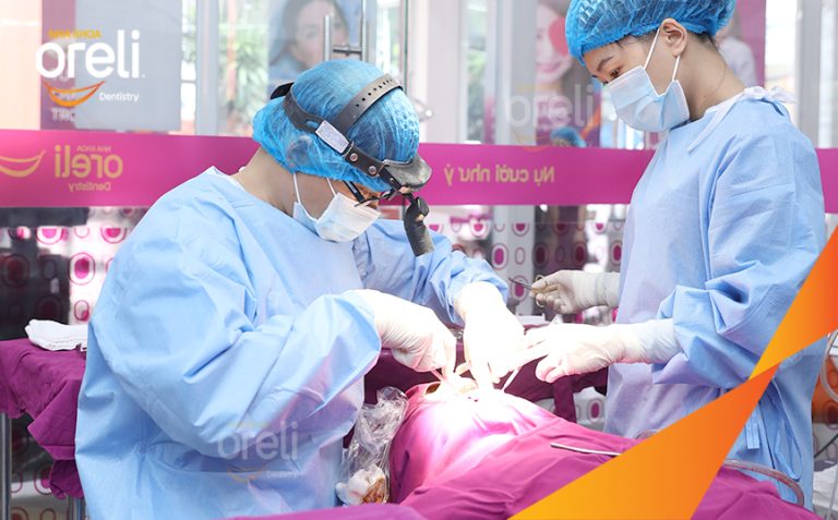 Phục Hồi Răng Mất Hàm Trên  – Case thực tế tại Nha khoa Oreli